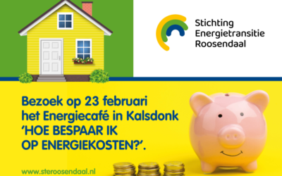 StER organiseerde Energiecafé in Kalsdonk ‘Hoe bespaar ik op energiekosten?’